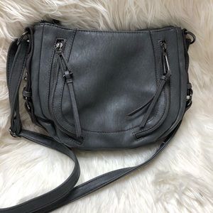 Gray crossbody